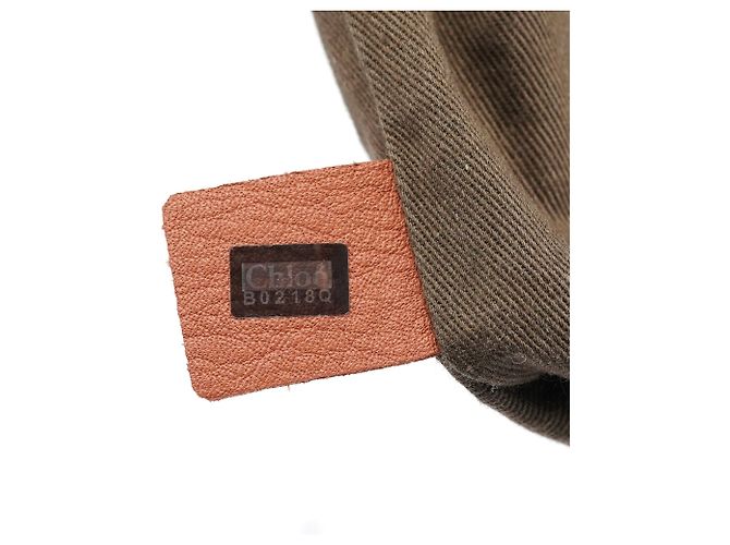 Chloé Borsa a tracolla Marcie in pelle marrone chiaro - vista 16
