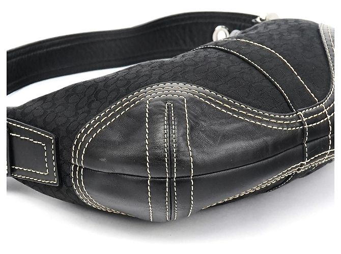 Coach Borsa a spalla 2154 Black Signature Soho - vista 8