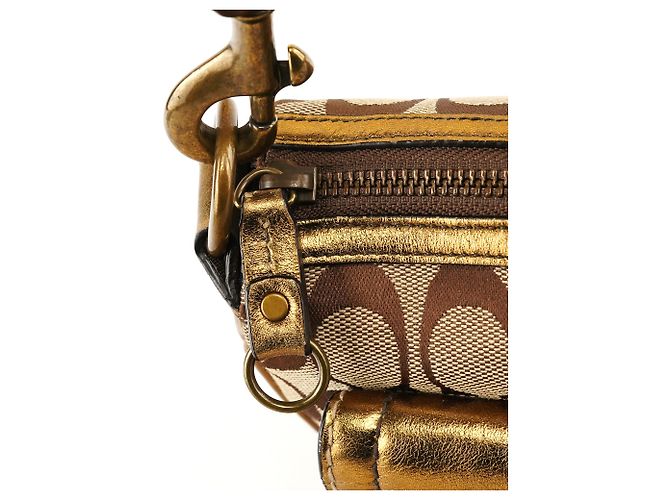 Coach Borsa a tracolla Signature Soho 1495 Beige Bronze - vista 10