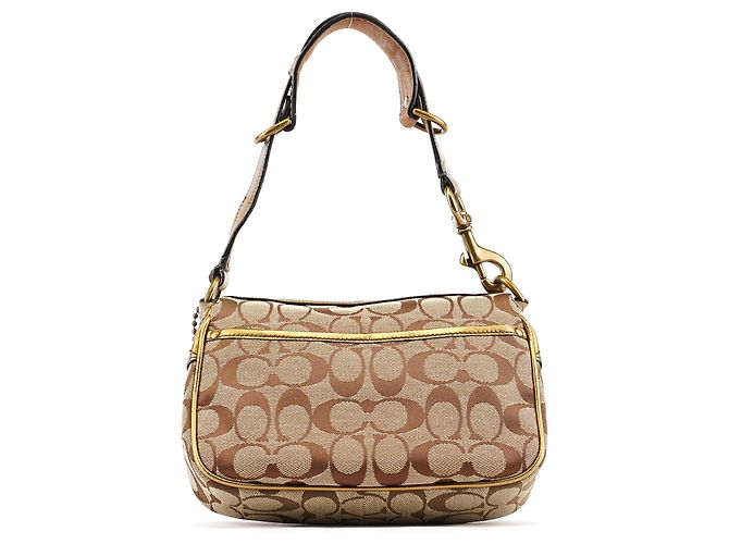 Coach Borsa a tracolla Signature Soho 1495 Beige Bronze - vista 3