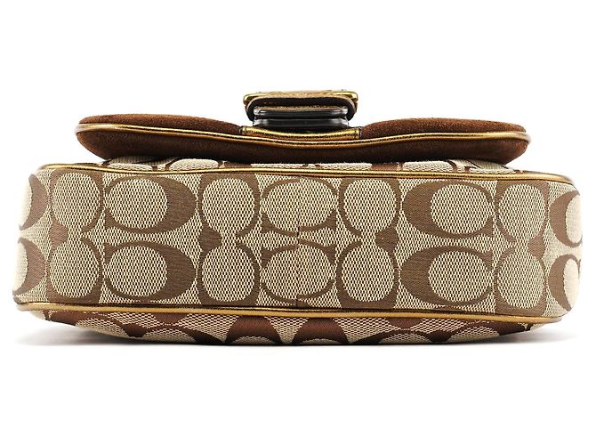 Coach Borsa a tracolla Signature Soho 1495 Beige Bronze - vista 5