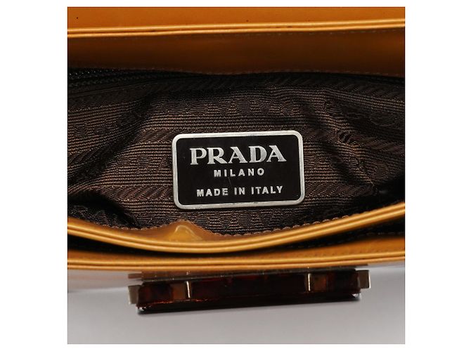 Prada Spazzolato Gradient Gürteltasche Hellbraun - Ansicht 11
