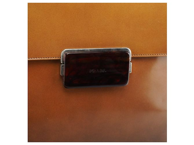 Prada Spazzolato Gradient Gürteltasche Hellbraun - Ansicht 6
