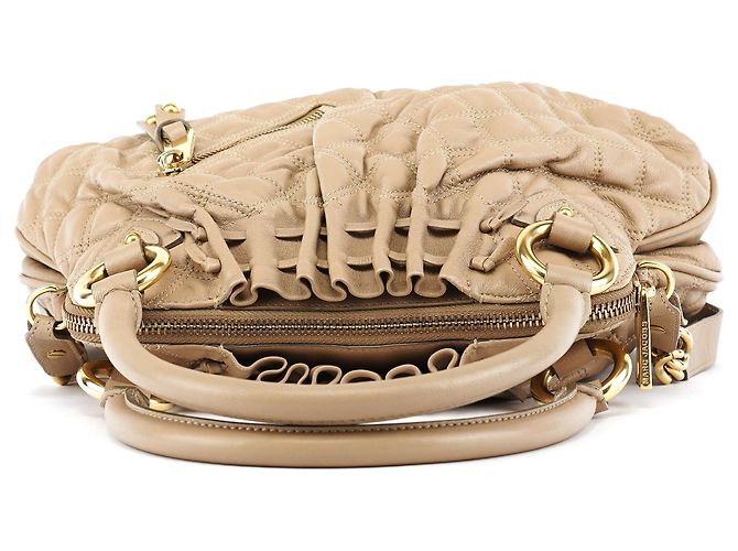 Marc Jacobs Beige gesteppte Leder Stam 2-Way Tasche - Ansicht 4
