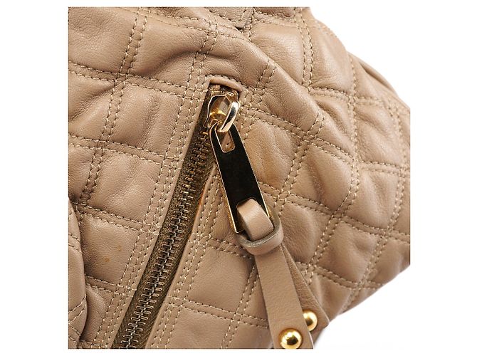 Marc Jacobs Beige gesteppte Leder Stam 2-Way Tasche - Ansicht 6