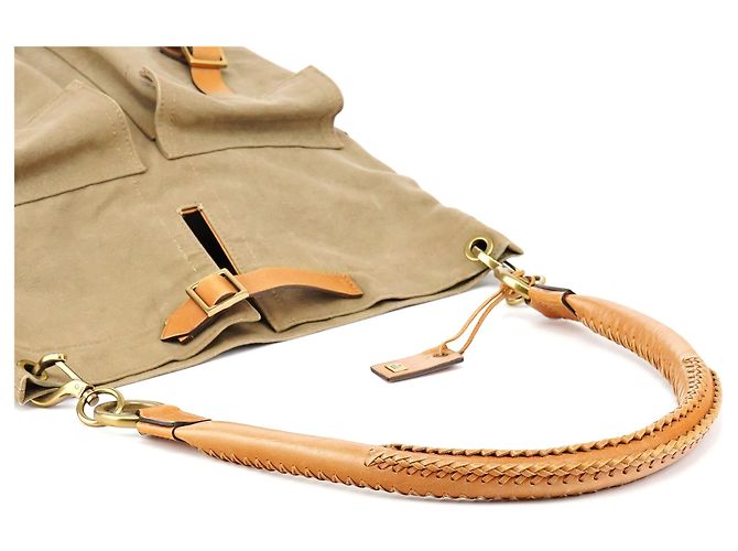 Gucci Borsa a tracolla 2003 Khaki Canvas - vista 12
