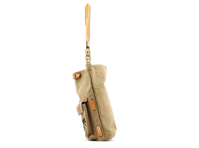 Gucci Borsa a tracolla 2003 Khaki Canvas - vista 2
