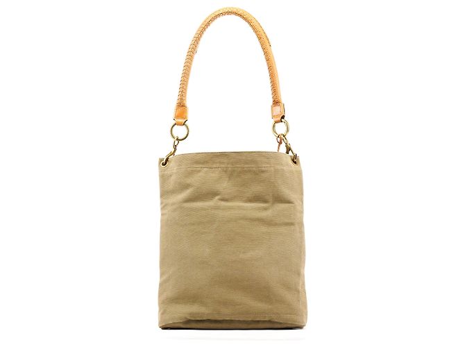 Gucci Borsa a tracolla 2003 Khaki Canvas - vista 3