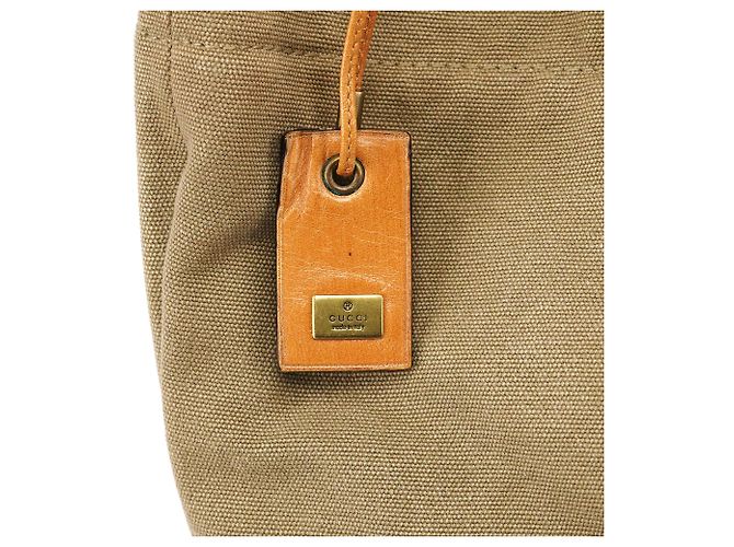 Gucci Borsa a tracolla 2003 Khaki Canvas - vista 6