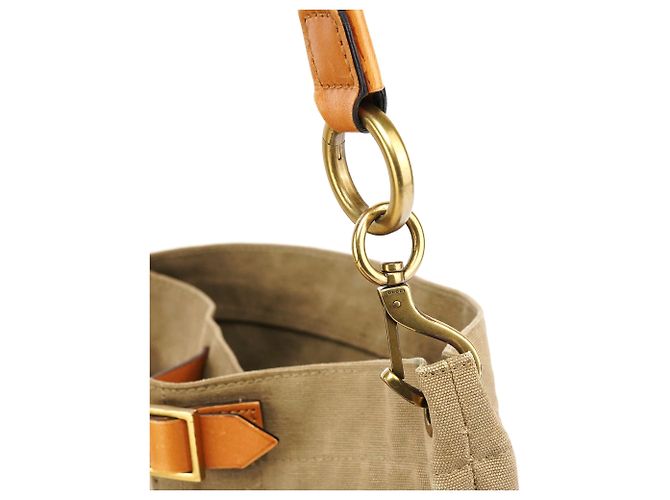 Gucci Borsa a tracolla 2003 Khaki Canvas - vista 7
