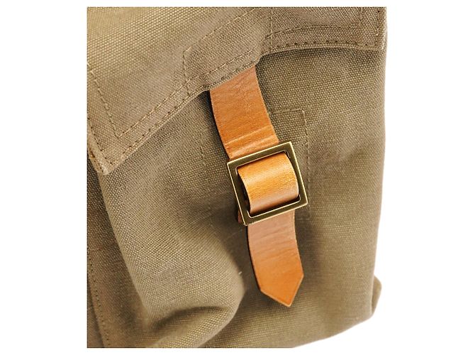Gucci Borsa a tracolla 2003 Khaki Canvas - vista 8