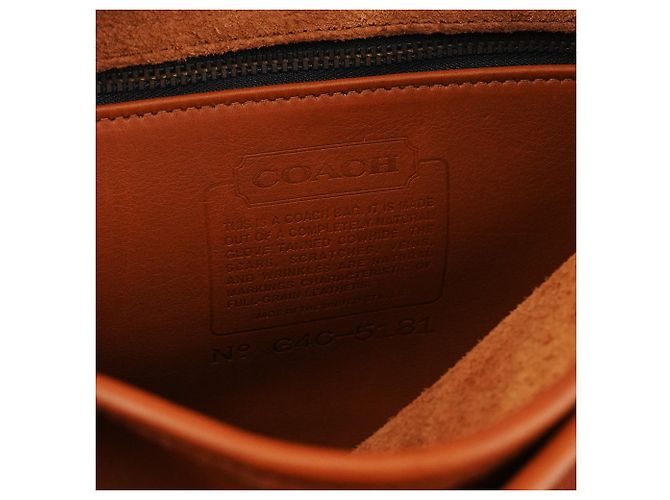 Coach Borsa 2-Way 5181 in pelle marrone concia al guanto - vista 16