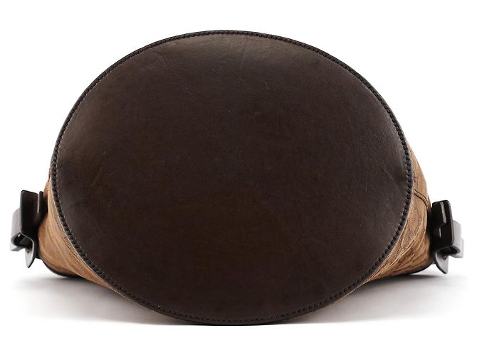 Gucci Borsa a tracolla bucket 106240 Brown GG Canvas - vista 4