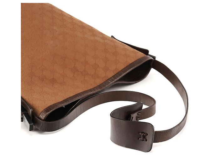 Gucci Borsa a tracolla bucket 106240 Brown GG Canvas - vista 8