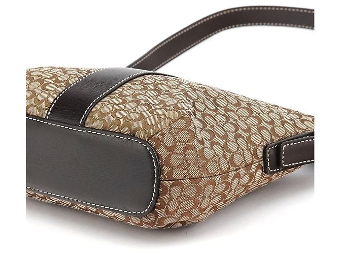 Coach Borsa a tracolla Signature 4771 Beige Brown - vista 11
