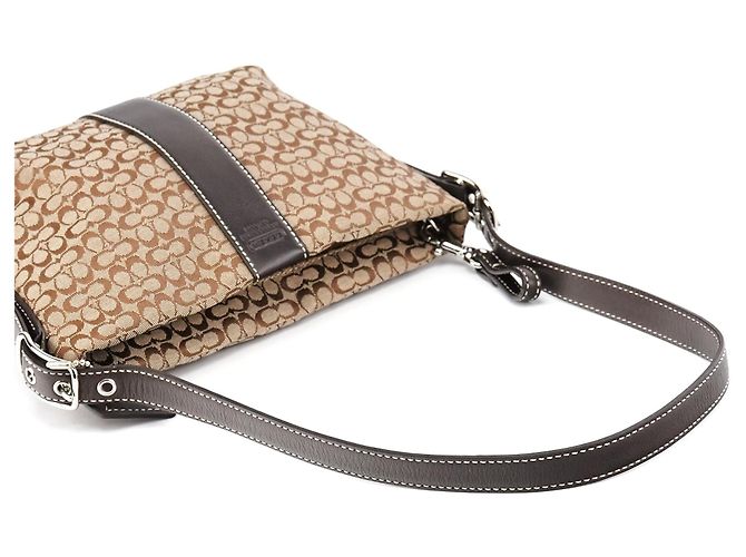 Coach Borsa a tracolla Signature 4771 Beige Brown - vista 12
