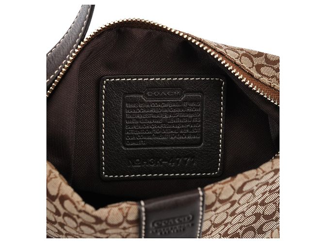 Coach Borsa a tracolla Signature 4771 Beige Brown - vista 13