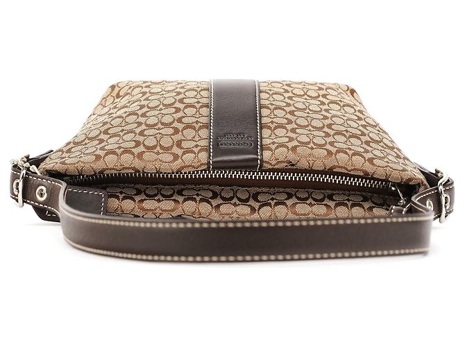 Coach Borsa a tracolla Signature 4771 Beige Brown - vista 4