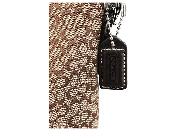 Coach Borsa a tracolla Signature 4771 Beige Brown - vista 7