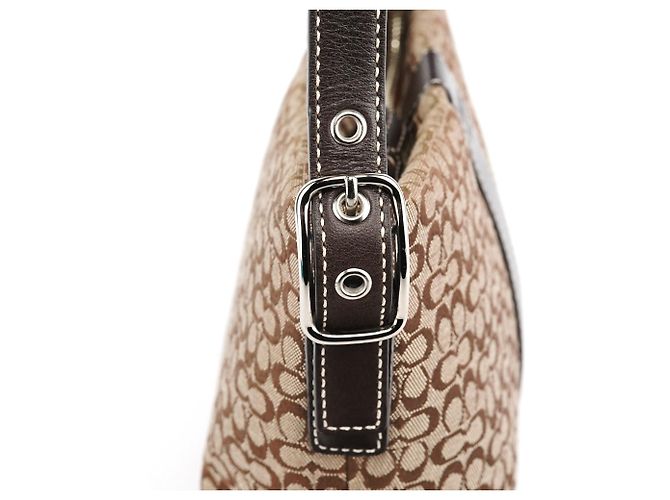 Coach Borsa a tracolla Signature 4771 Beige Brown - vista 8