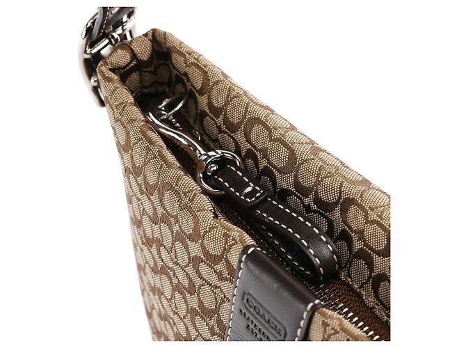 Coach Borsa a tracolla Signature 4771 Beige Brown - vista 9