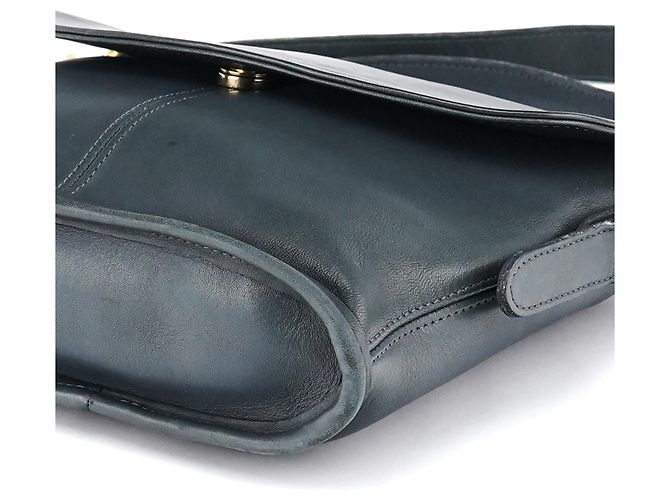 Coach 9807 Borsa a tracolla con patta in pelle Midnight Navy - vista 11