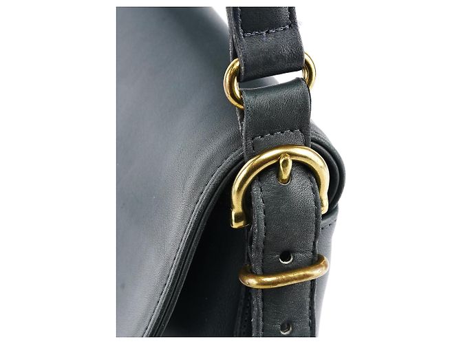 Coach 9807 Borsa a tracolla con patta in pelle Midnight Navy - vista 13