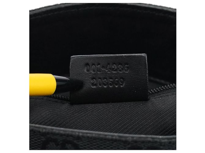 Gucci 001 4286 Borsa a tracolla bucket Black GG - vista 12