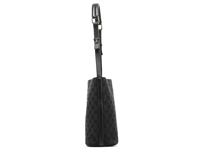 Gucci 001 4286 Borsa a tracolla bucket Black GG - vista 2
