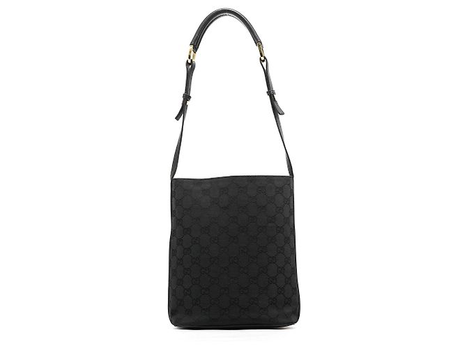 Gucci 001 4286 Borsa a tracolla bucket Black GG - vista 3