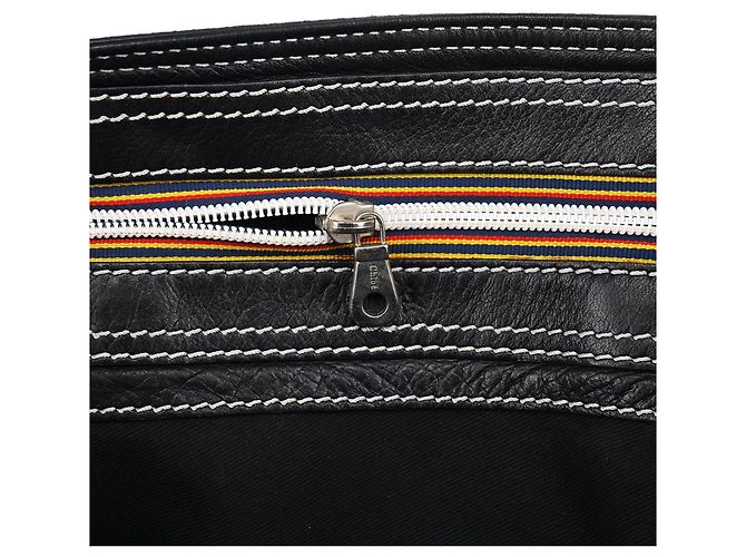 Chloé Borsa Tote in pelle nera con borchie - vista 12