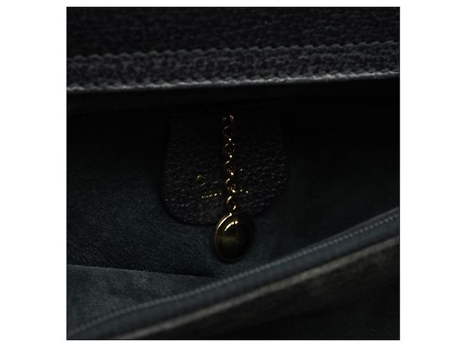 Gucci Borsa Tote Diana Bamboo in pelle antracite - vista 13