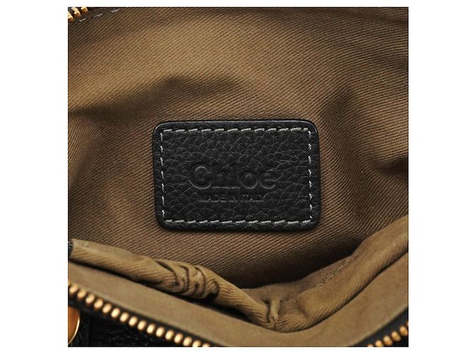 Chloé Borsa Marcie 2-Way piccola in pelle nera - vista 15