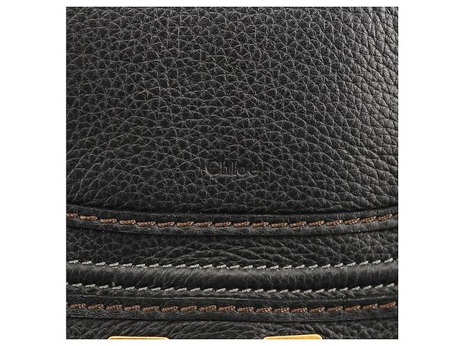 Chloé Borsa Marcie 2-Way piccola in pelle nera - vista 6