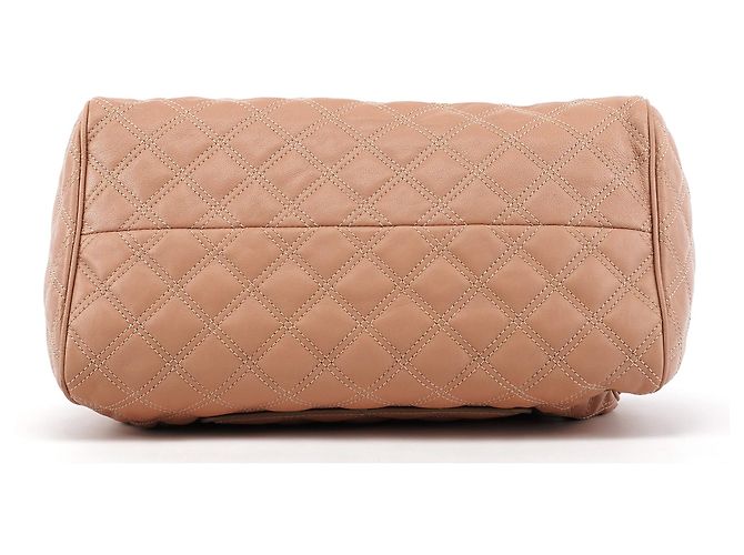 Marc Jacobs Bolsa Bowling em couro acolchoado Rosa Bege - vista 5