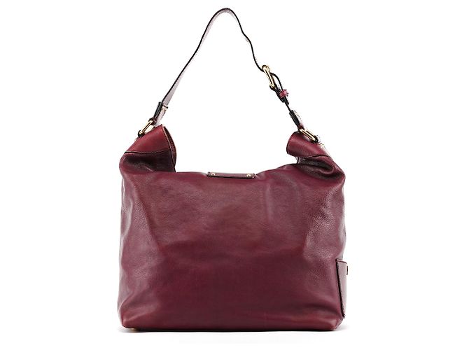Marc Jacobs Bolsa de ombro em couro roxo com fivela - vista 3