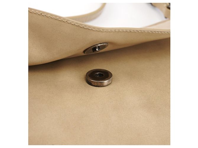 Prada Borsa a tracolla con patta B7185 Ivory Spazzolato Fume - vista 10