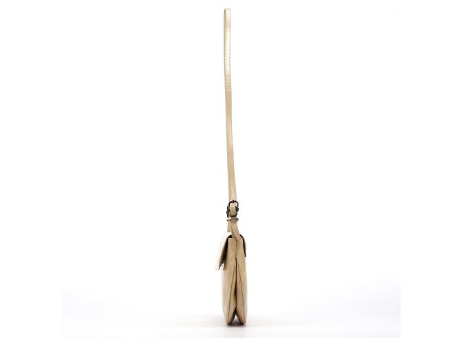 Prada Borsa a tracolla con patta B7185 Ivory Spazzolato Fume - vista 2
