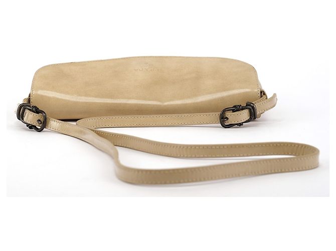 Prada Borsa a tracolla con patta B7185 Ivory Spazzolato Fume - vista 4