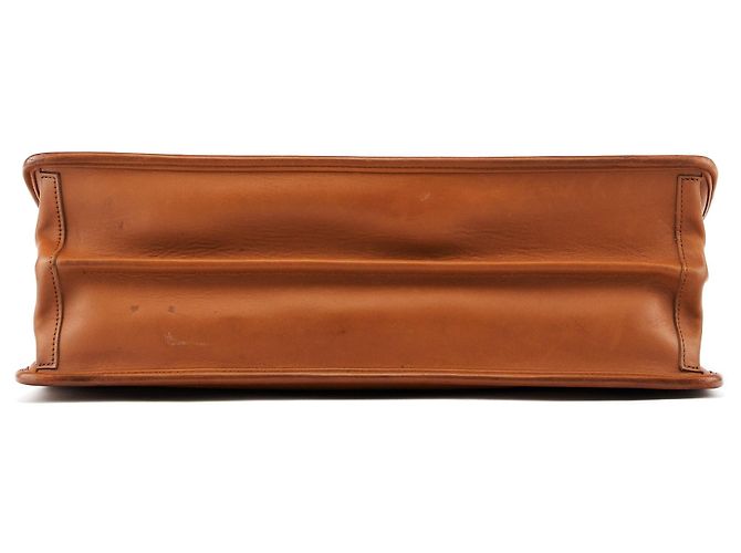 Coach Borsa briefcase 2-way in pelle marrone chiaro con lucchetto 5353 - vista 5