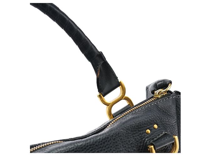 Chloé Borsa Tote Marcie in pelle nera - vista 15