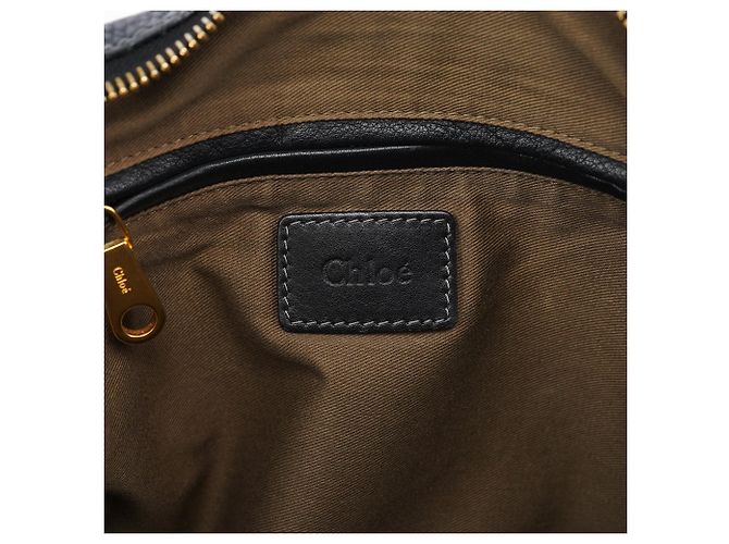 Chloé Borsa Tote Marcie in pelle nera - vista 16
