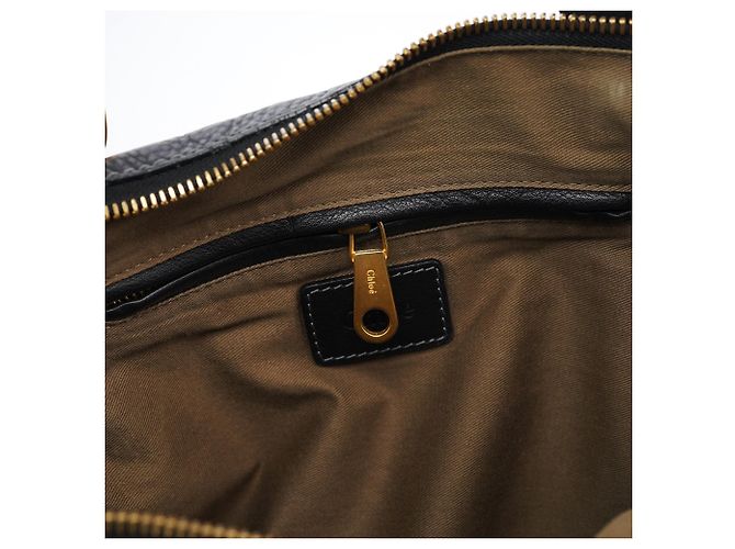 Chloé Borsa Tote Marcie in pelle nera - vista 17