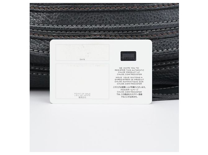 Chloé Borsa Tote Marcie in pelle nera - vista 20