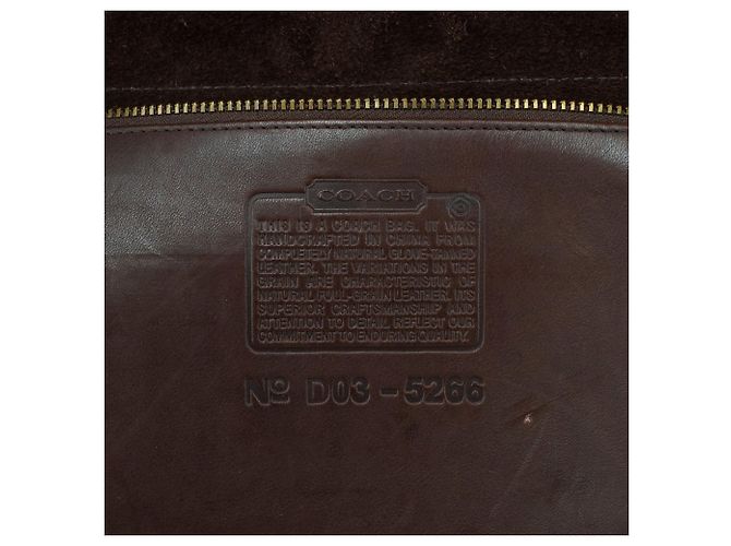 Coach Borsa Metropolis 2-Way in pelle marrone 5266 - vista 13