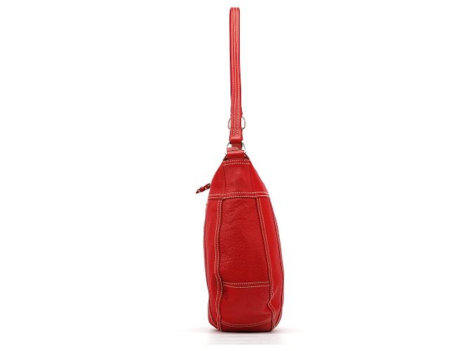 Prada Borsa a tracolla Hobo BR1608 Red Vitello Summer - vista 2