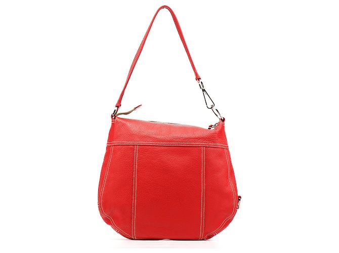 Prada Borsa a tracolla Hobo BR1608 Red Vitello Summer - vista 3