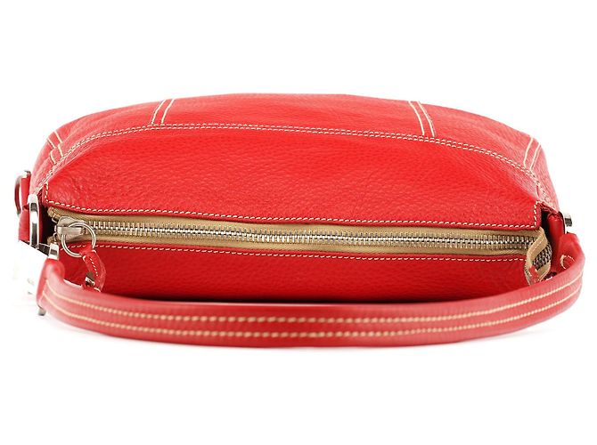 Prada Borsa a tracolla Hobo BR1608 Red Vitello Summer - vista 4