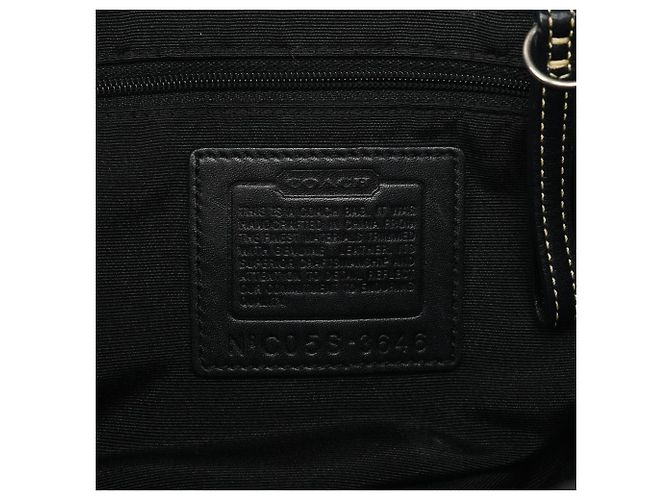 Coach Borsa Tote 3646 Black Signature Soho - vista 10