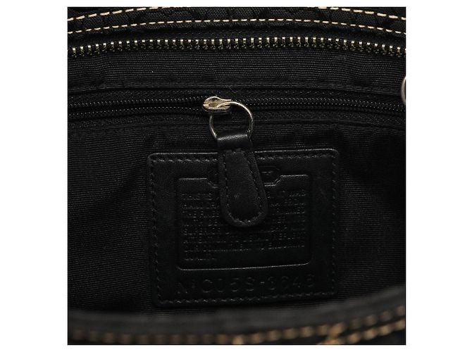 Coach Borsa Tote 3646 Black Signature Soho - vista 11
